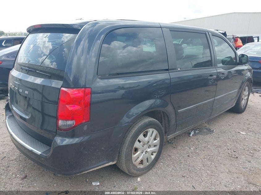 Vin: 2c4rdgbg0er104581, lot: 46037201, dodge grand caravan american value pkg 20144