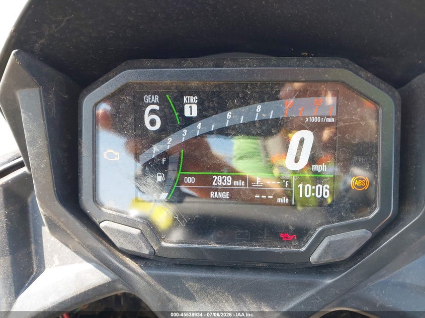2025 Kawasaki Ex650 P VIN: ML5EXEP15SDAG5217 Lot: 45538934