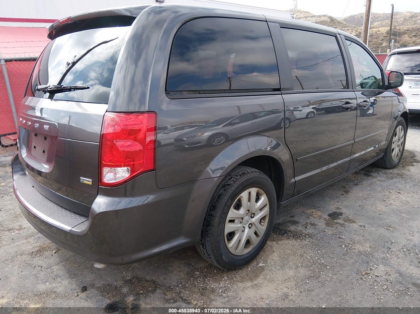 Vin: 2c4rdgbg6hr789576, lot: 46037209, dodge grand caravan se 20174