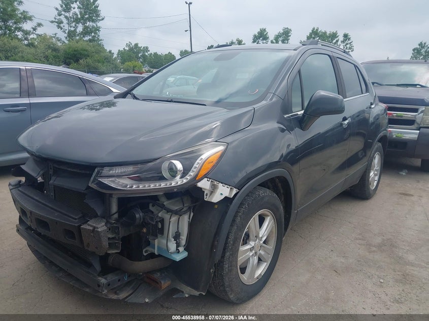 Vin: kl7cjlsb4hb196659, lot: 46037227, chevrolet trax lt 20172