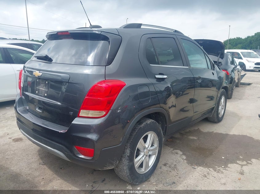 Vin: kl7cjlsb4hb196659, lot: 46037227, chevrolet trax lt 20174