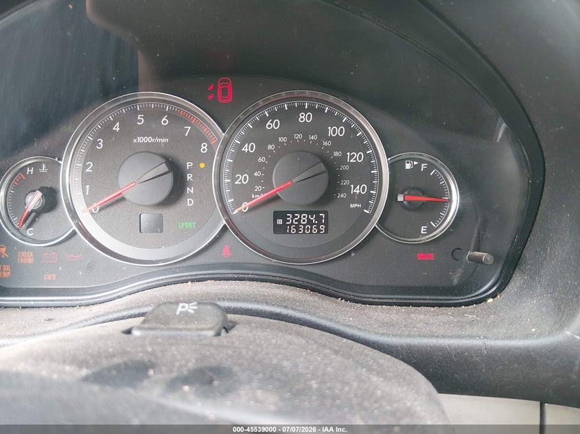 2009 SUBARU OUTBACK auction photo 7