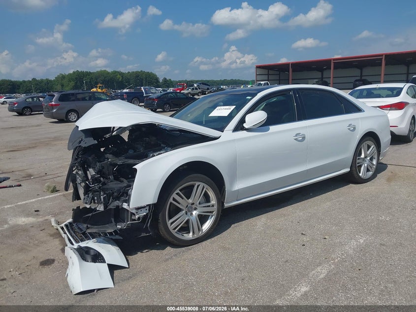 Vin: wau43afd4gn006953, lot: 46037277, audi a8 l 4.0t sport 20162