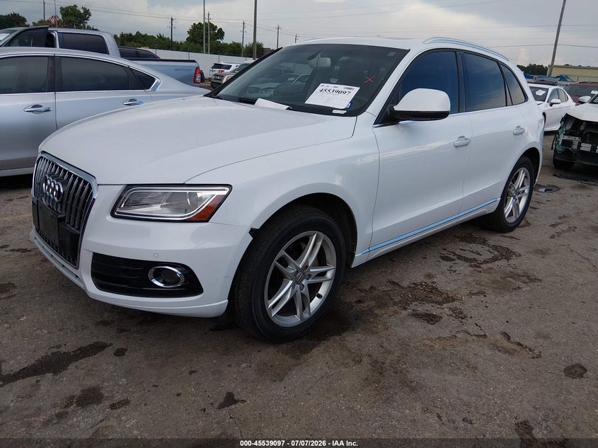 Vin: wa1lfafp8fa050129, lot: 46037366, audi q5 2.0t premium 20152