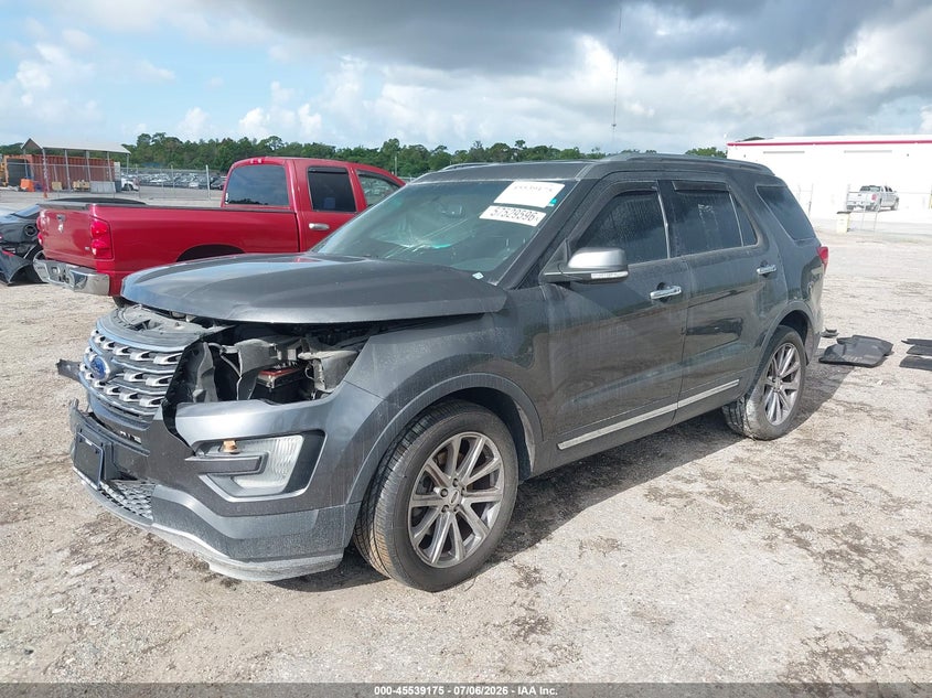 Vin: 1fm5k8f81ggc17632, lot: 46037444, ford explorer limited 20162