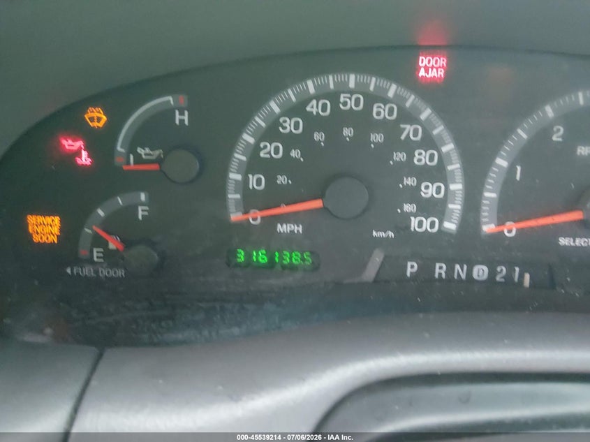 2001 FORD EXPEDITION SPORT UTILITY VEHICLE 4.6L V-8 232HP