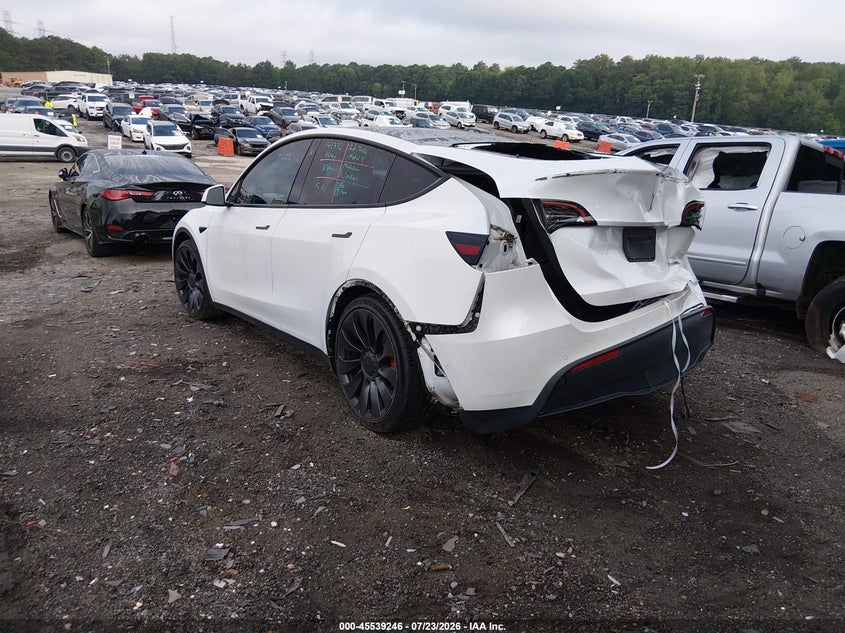 2022 TESLA MODEL Y auction photo 3