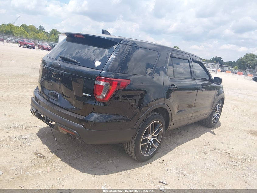 Vin: 1fm5k8gt6hgc03374, lot: 46037601, ford explorer sport 20174