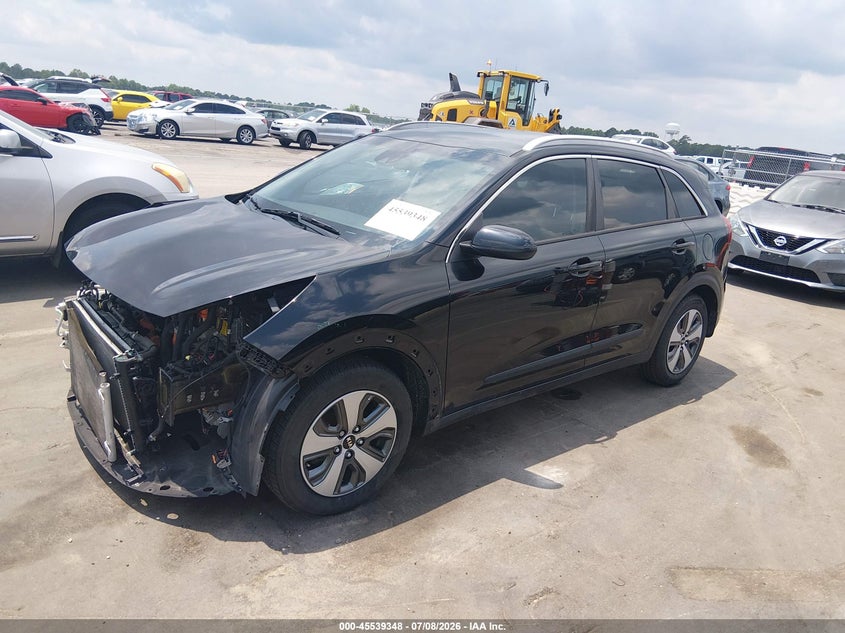 Vin: kndcb3lc9j5124223, lot: 46037617, kia niro lx 20182