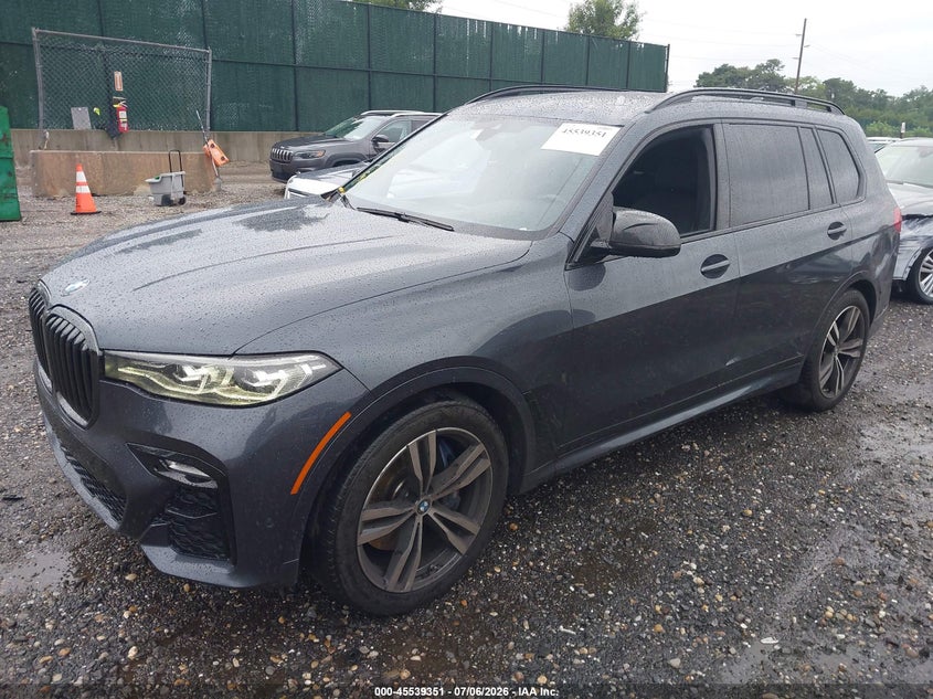 Vin: 5uxcw2c09n9l30191, lot: 46037620, bmw x7 xdrive40i 20222
