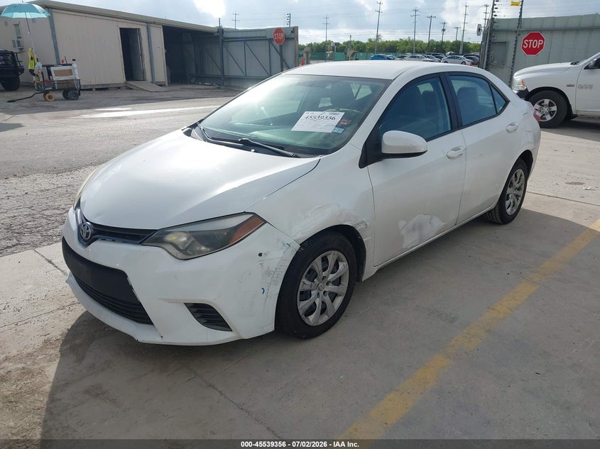 Vin: 2t1burhe9gc733908, lot: 46037625, toyota corolla le 20162