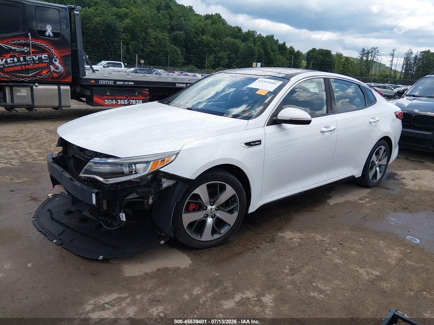 Vin: 5xxgw4l27gg015413, lot: 46037670, kia optima sx turbo 20162