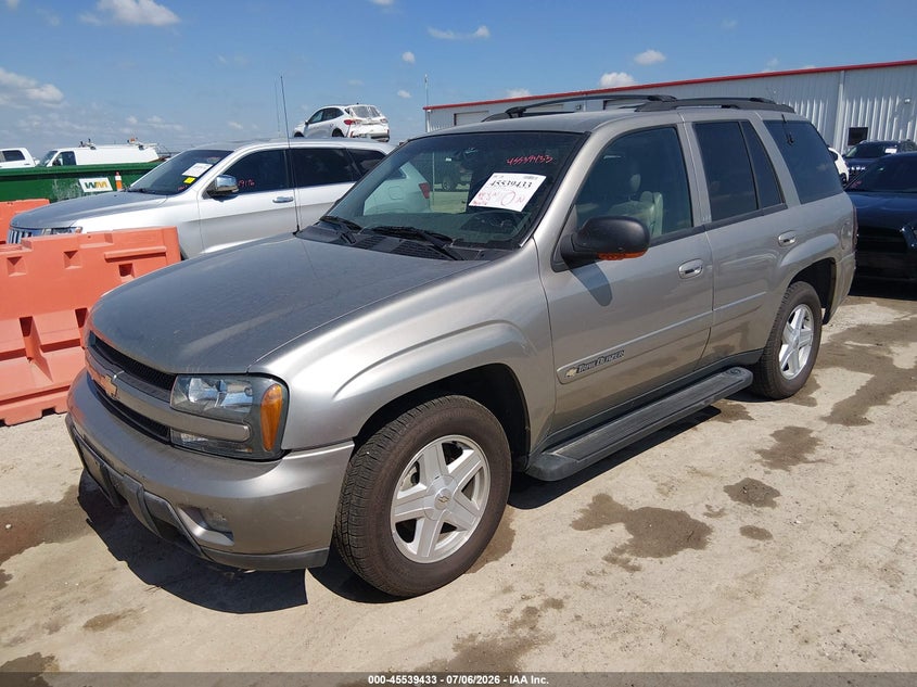 2003 Chevrolet TrailBlazer, Правий зад, IAAI, VIN 1GNDT13S332323759 — фото 2