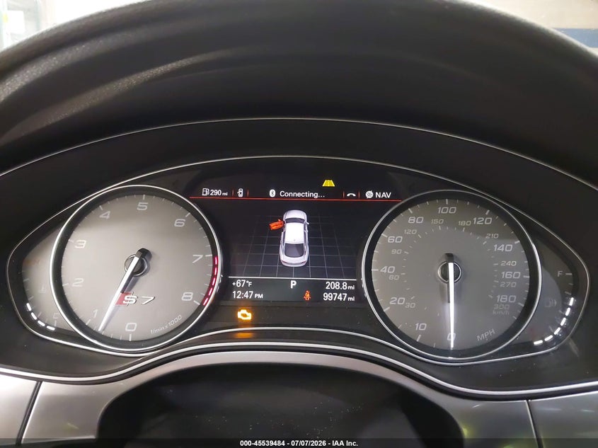2014 Audi S7 4.0T Prestige VIN: WAUW2AFC6EN076275 Lot: 45539484