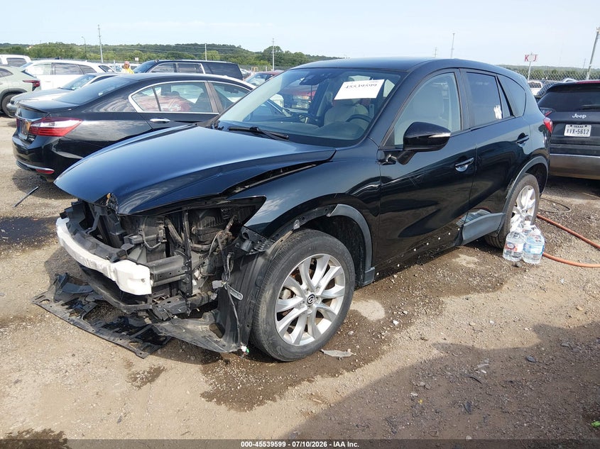 Vin: jm3ke2dy8f0494906, lot: 46037868, mazda cx-5 grand touring 20152