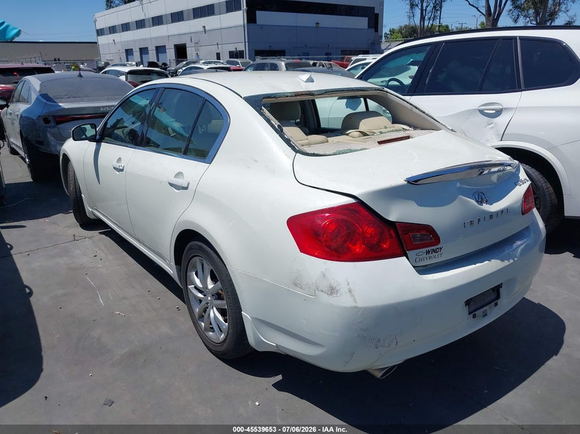 2008 INFINITI G35X auction photo 3