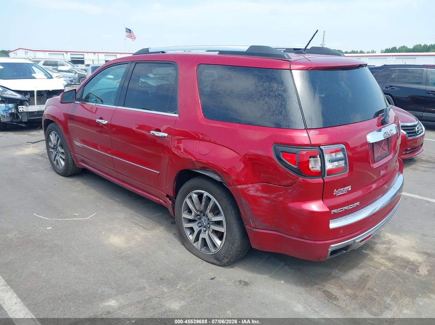 Vin: 1gkkrtkd7ej148930, lot: 46037957, gmc acadia denali 20143