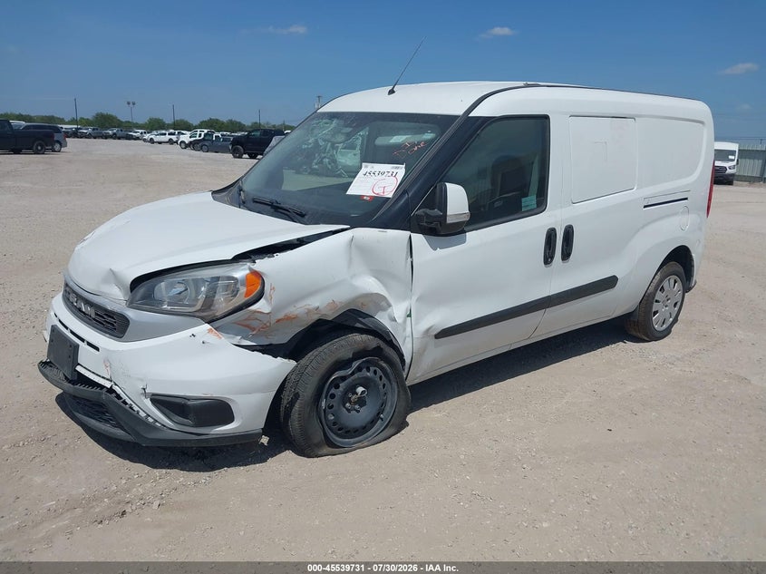 Vin: zfbhrfbb4m6v73855, lot: 46038000, ram promaster city tradesman slt 20212