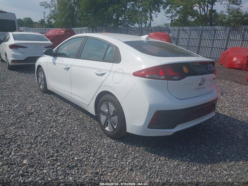 Vin: kmhc65lc4mu246932, lot: 46038002, hyundai ioniq hybrid blue 20213