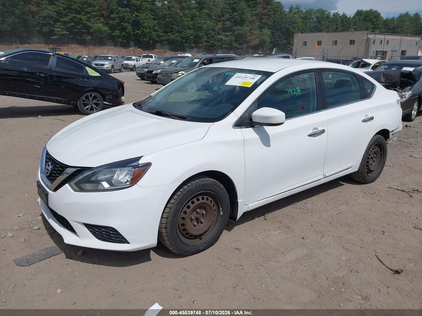 2017 Nissan Sentra, Удар ззаду, IAAI, VIN 3N1AB7AP4HY232303 — фото 2