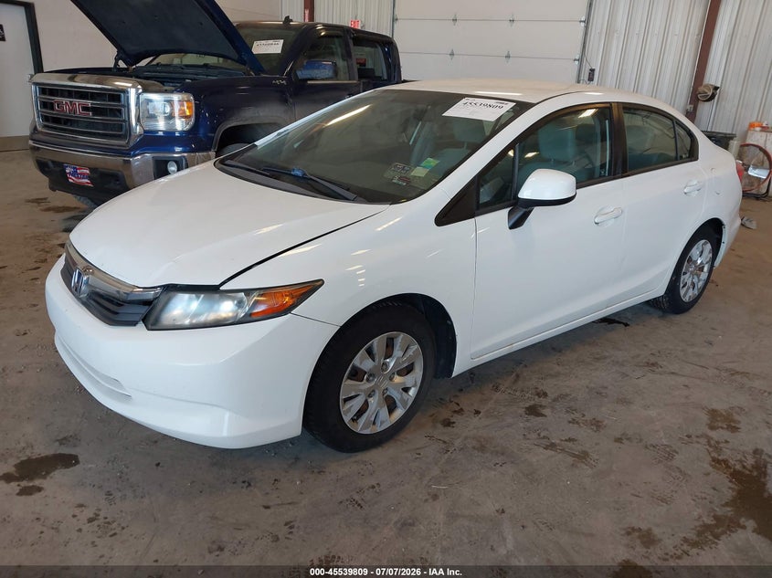 2012 Honda Civic Lx 19XFB2F50CE053103 photo 1