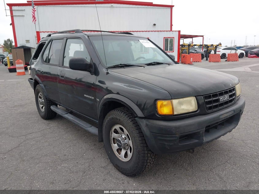 1999 Isuzu Rodeo Ls/Lse/S 3.2L, Rear, IAAI, VIN 4S2CK58W8X4310806