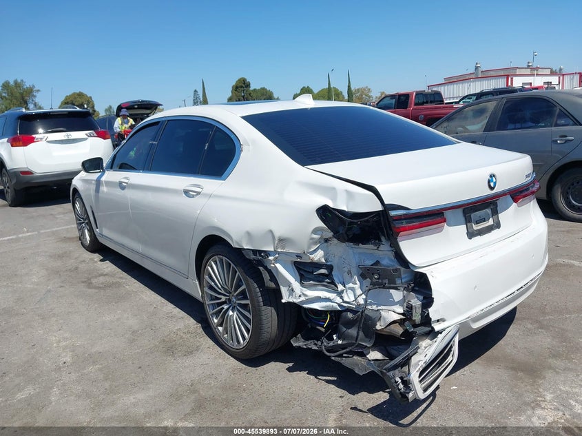 Vin: wba7t2c0xmce56525, lot: 46038162, bmw 740i 20213