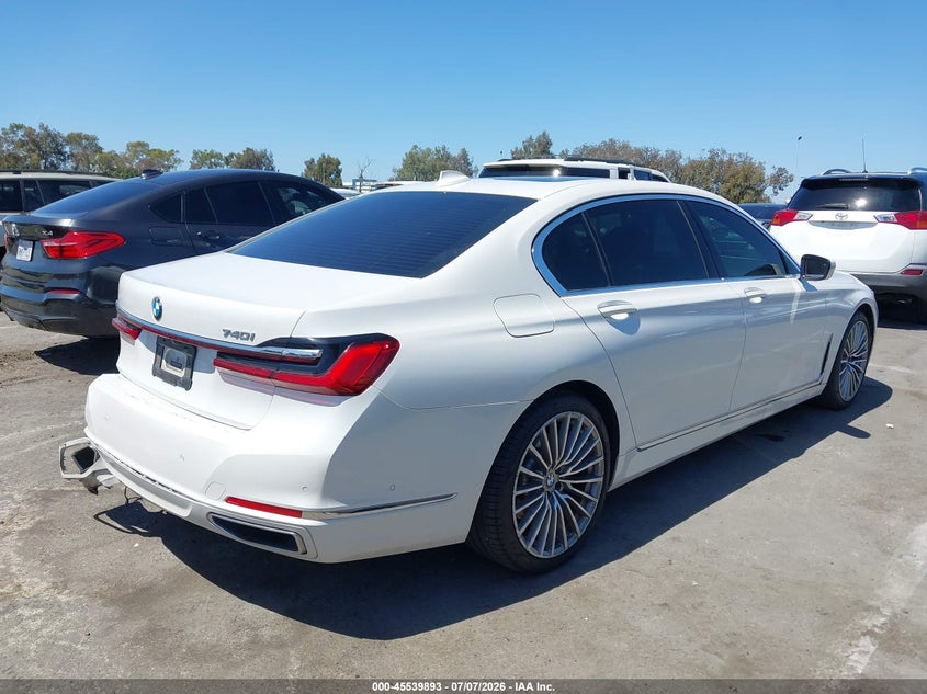 Vin: wba7t2c0xmce56525, lot: 46038162, bmw 740i 20214