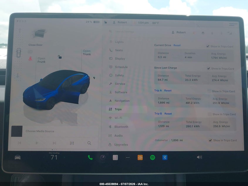 2024 TESLA MODEL 3 auction photo 7