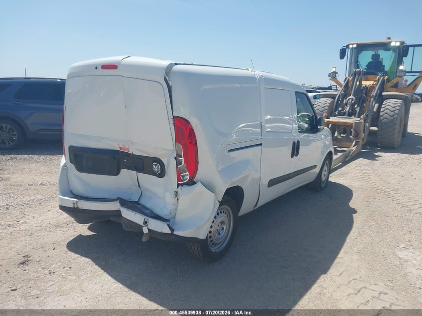 Vin: zfbhrfab0n6y53694, lot: 46038207, ram promaster city cargo van 20224