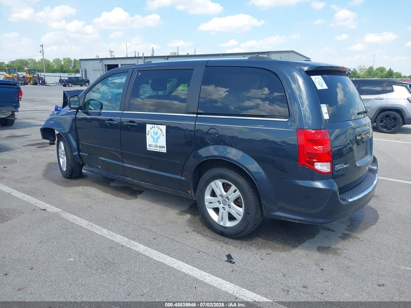Vin: 2c4rdgdg3dr603323, lot: 46038215, dodge grand caravan crew 20133