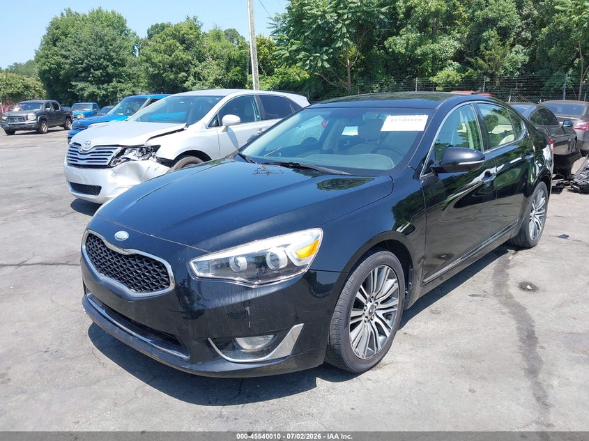 Vin: knaln4d79e5129617, lot: 46038279, kia cadenza premium 20142
