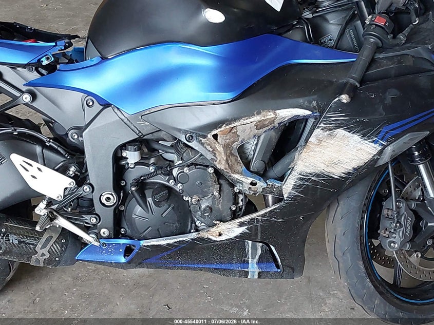 2025 Kawasaki Zx636 K VIN: JKBZXJJ14SA018553 Lot: 45540011