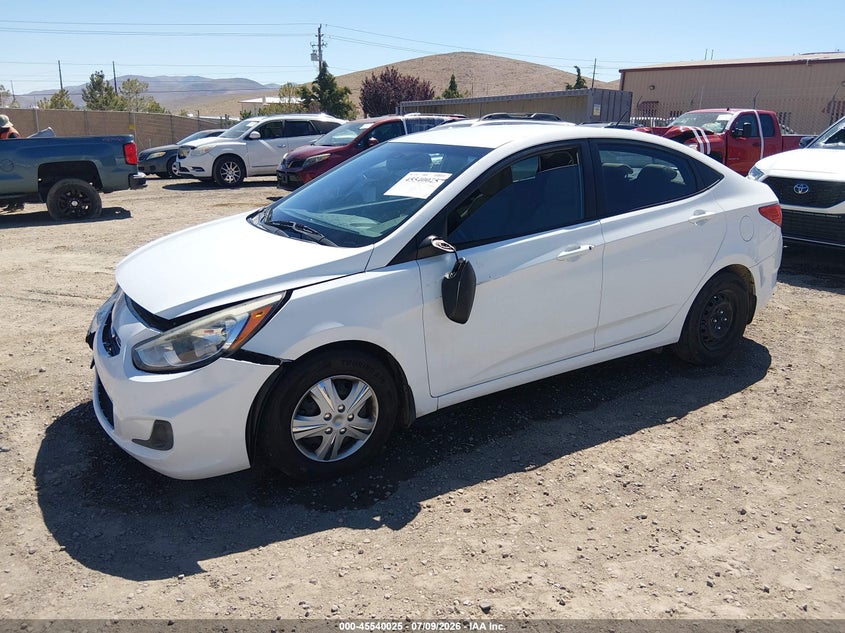 2016 Hyundai Accent, Front End, IAAI, VIN KMHCT4AE3GU113395 — photo 2