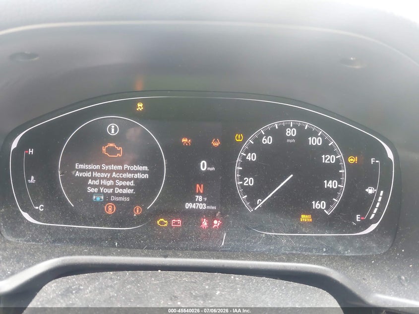 2022 HONDA ACCORD auction photo 7
