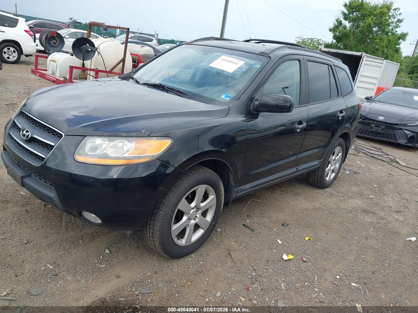 2009 Hyundai Santa Fe, Удар ззаду, IAAI, VIN 5NMSH13E79H331590 — фото 2