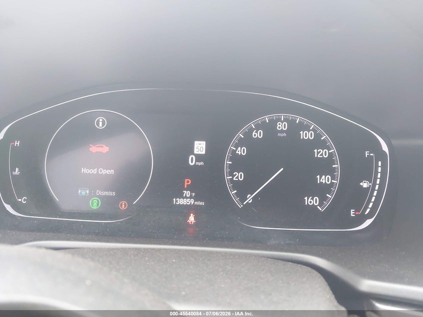 2021 HONDA ACCORD auction photo 7