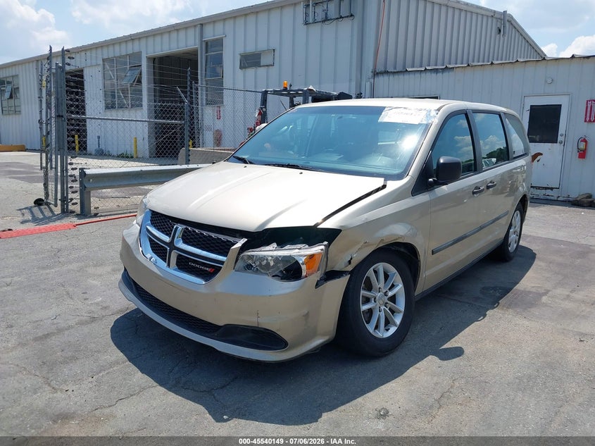 Vin: 2c4rdgbg7er376206, lot: 46038418, dodge grand caravan american value pkg 20142