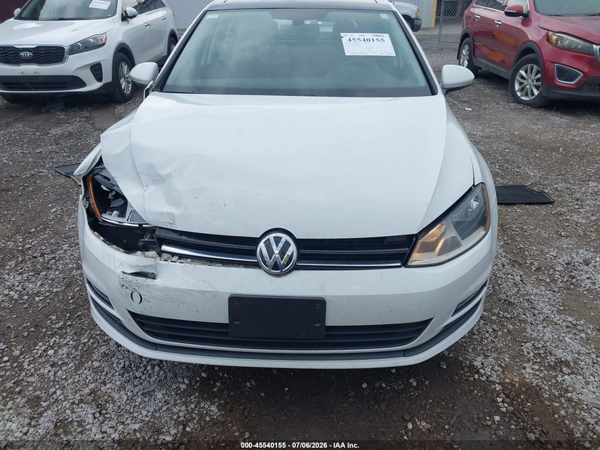 2016 Volkswagen Golf Tsi Se 4-Door VIN: 3VW217AUXGM020888 Lot: 45540155