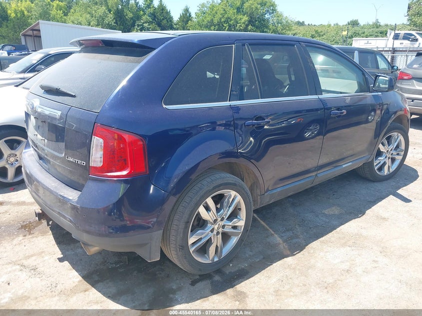 Vin: 2fmdk3kc7bba47026, lot: 46038434, ford edge limited 20114