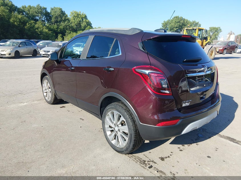 Vin: kl4cjasb9hb154652, lot: 46038435, buick encore preferred 20173