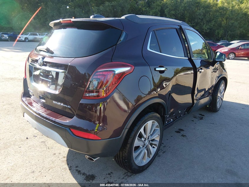 Vin: kl4cjasb9hb154652, lot: 46038435, buick encore preferred 20174