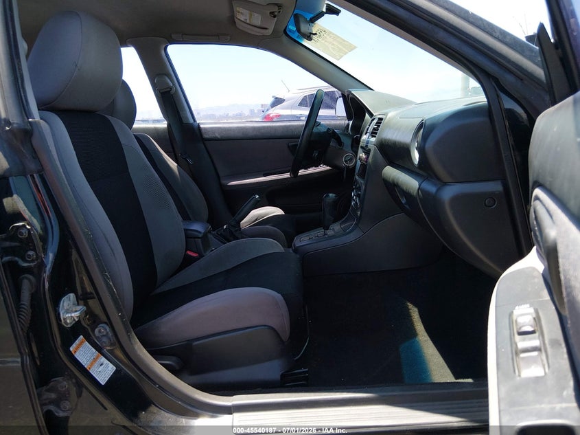2007 SUBARU IMPREZA SEDAN 2.5L H-4 VVT, 173HP