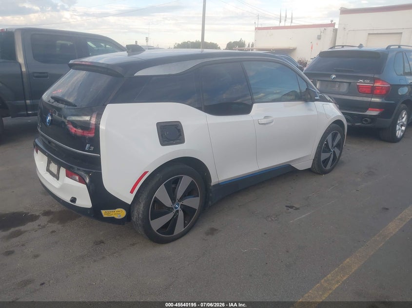 Vin: wby8p4c55k7d36624, lot: 46038464, bmw i3 120ah w/range extender 20194