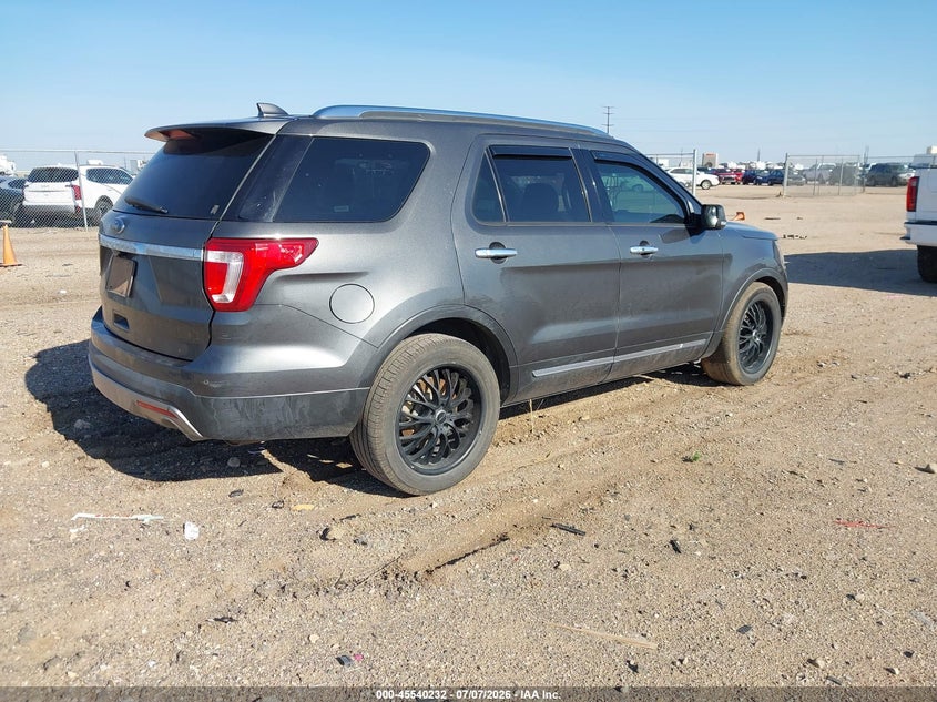 Vin: 1fm5k7f84hgb16550, lot: 46038501, ford explorer limited 20174