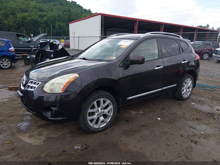 Vin: jn8as5mv0cw391027, lot: 46038503, nissan rogue sv w/sl pkg 20122