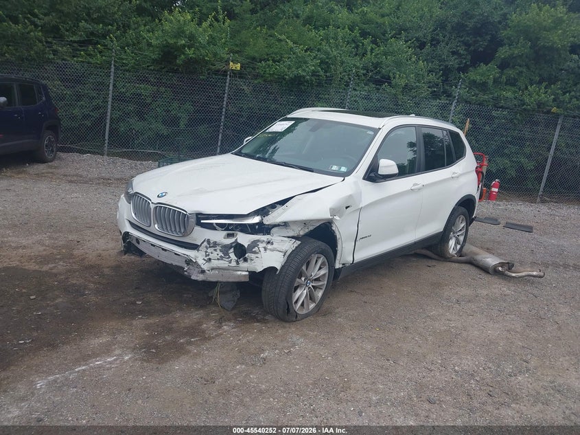 Vin: 5uxwx9c31h0w69310, lot: 46038521, bmw x3 xdrive28i 20172