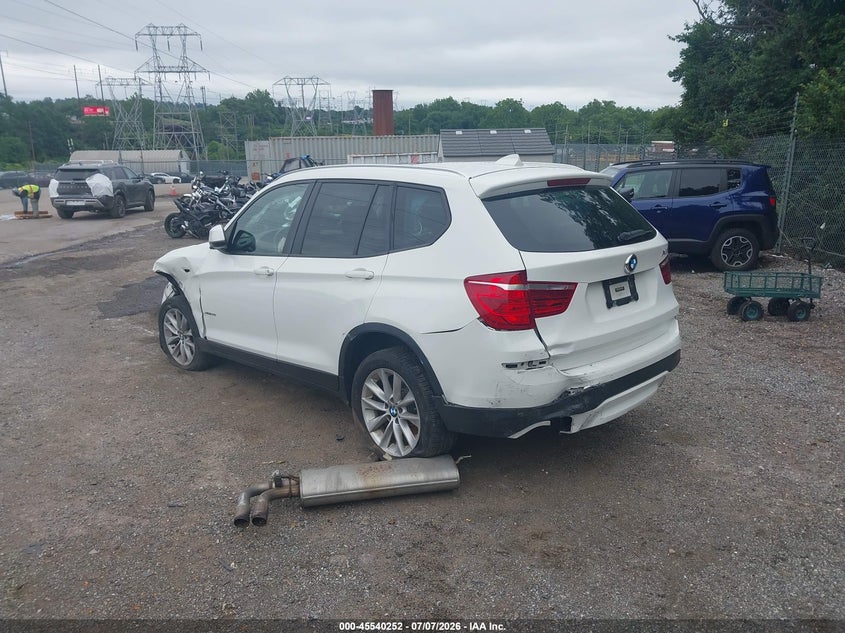Vin: 5uxwx9c31h0w69310, lot: 46038521, bmw x3 xdrive28i 20173