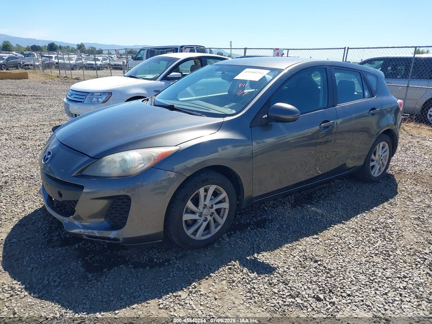 Vin: jm1bl1l83c1571097, lot: 46038523, mazda mazda3 i touring 20122
