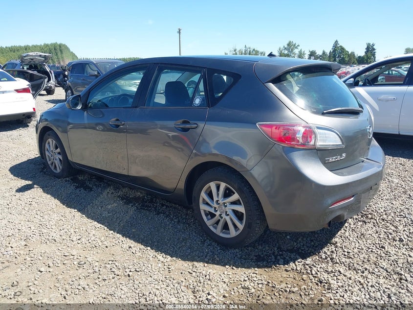 Vin: jm1bl1l83c1571097, lot: 46038523, mazda mazda3 i touring 20123